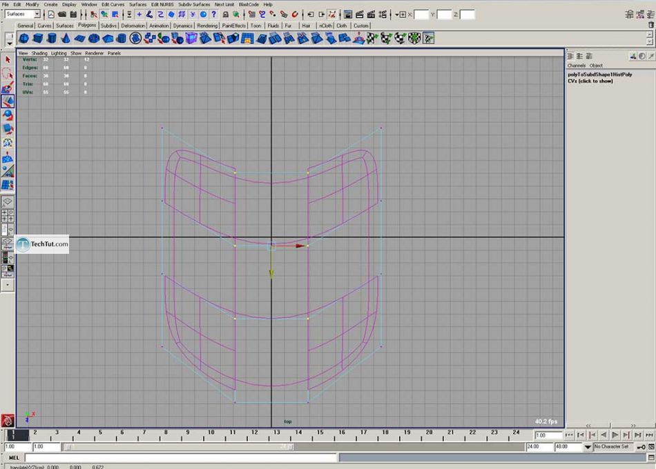 Create 3D heart in Maya