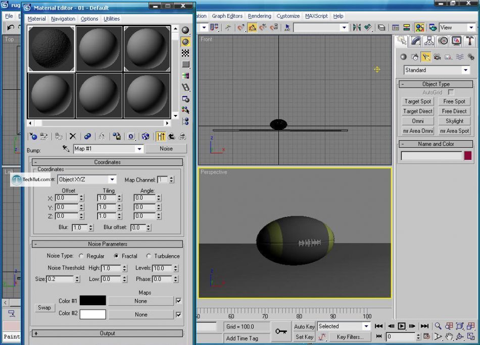 Rugby ball - American football ball 3d model