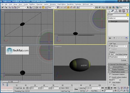 Tutorial Create ball for american football part 4 5