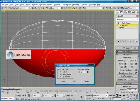 Tutorial Create ball for american football part 2 10