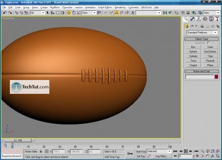 Tutorial Create ball for american football part 3 6