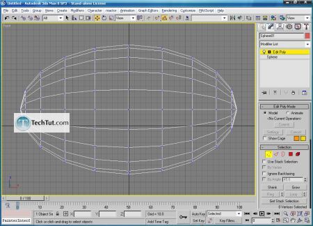 Tutorial Create ball for american football part 1 7