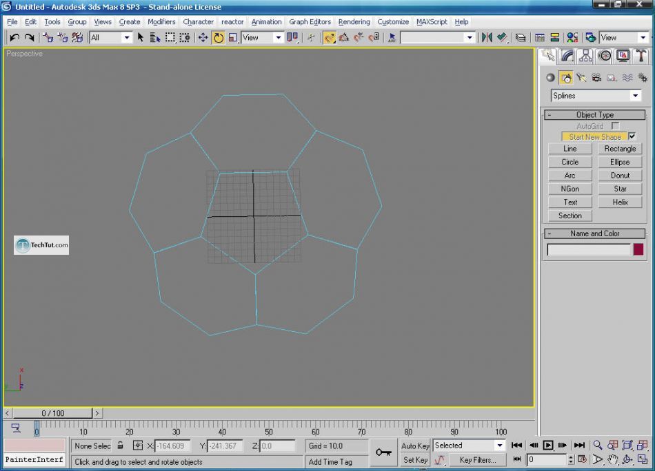 Create a soccer ball in 3D studio max