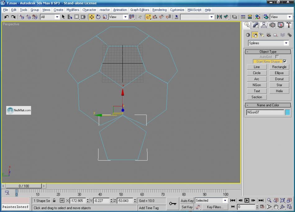 Create a soccer ball in 3D studio max