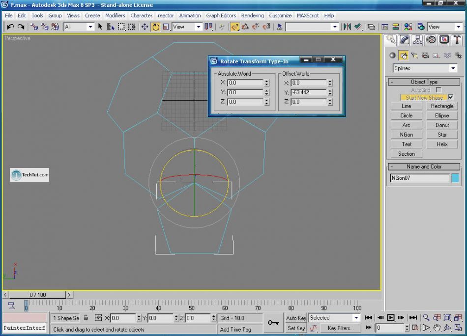 Create a soccer ball in 3D studio max