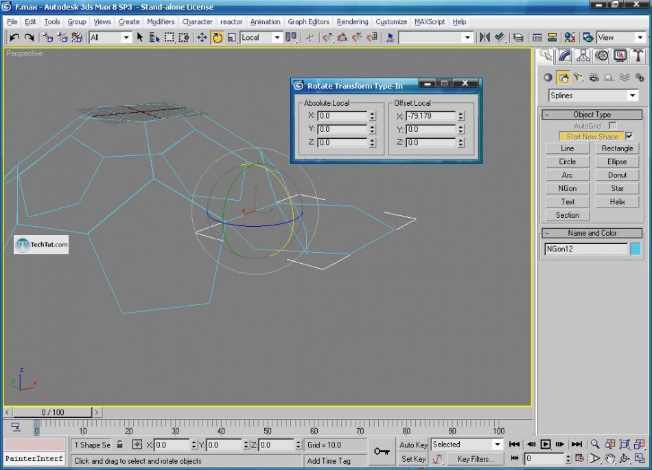 Create a soccer ball in 3D studio max