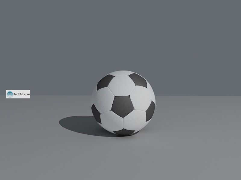 Create a soccer ball in 3D studio max