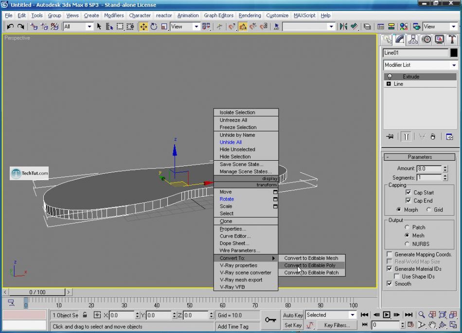 Create 3D sandal model