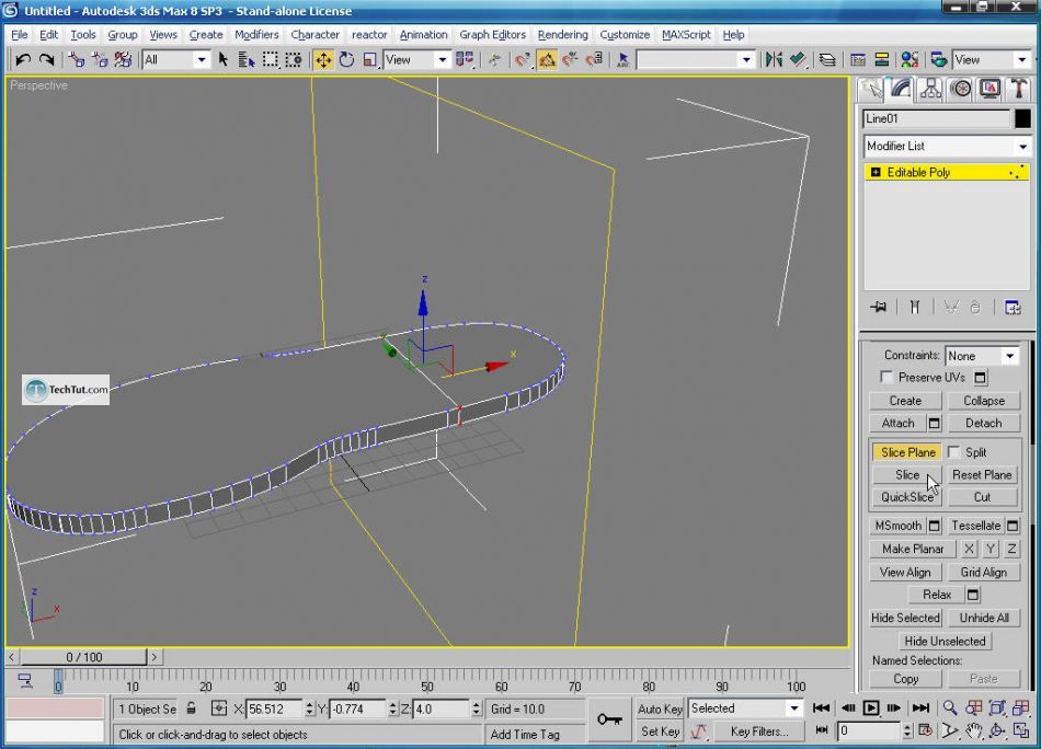 Create 3D sandal model