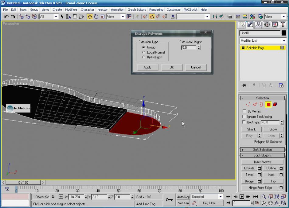 Create 3D sandal model