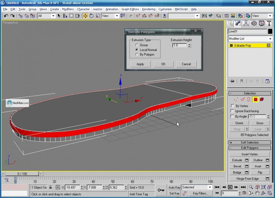 Create 3D sandal model