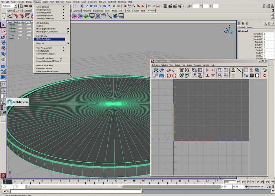 How to create a coin using maya