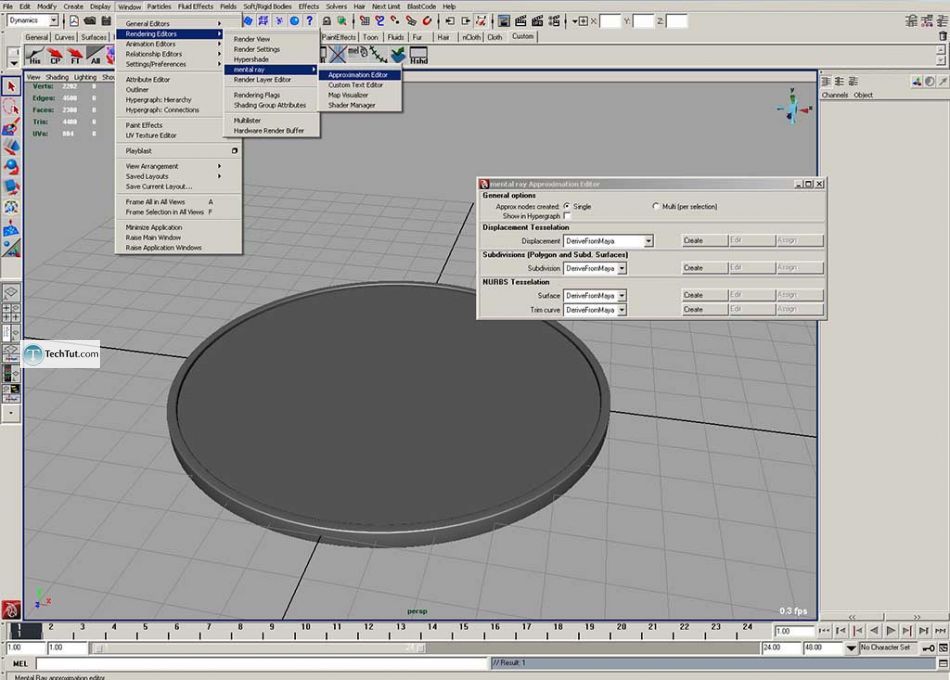 How to create a coin using maya