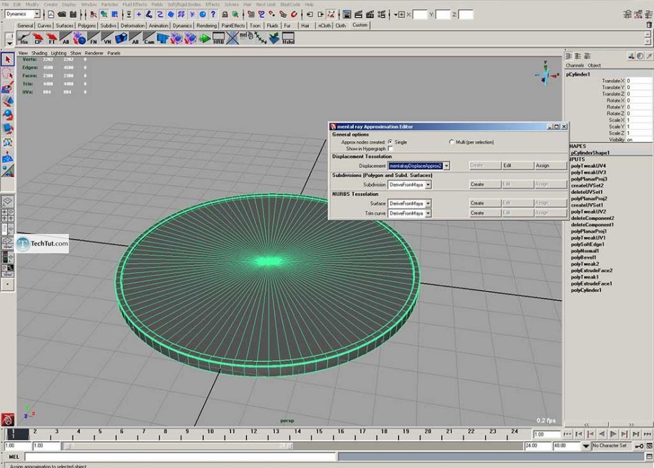 How to create a coin using maya