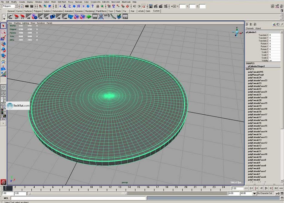 How to create a coin using maya