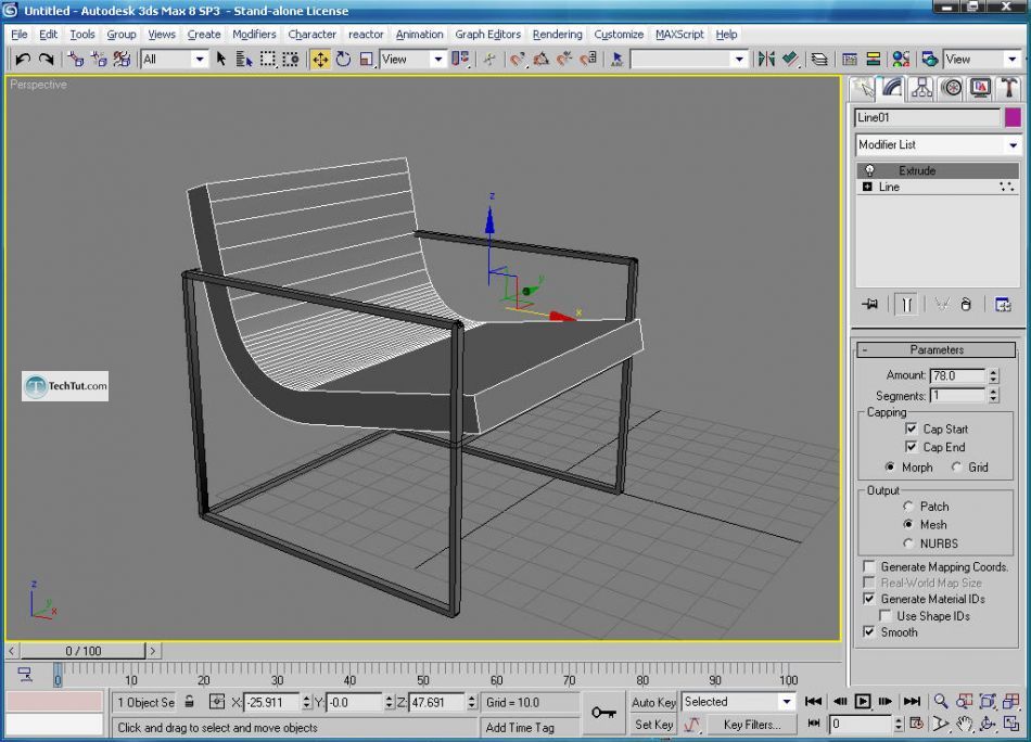 How to create a modern chair