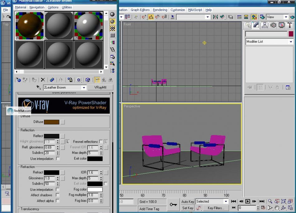 How to create a modern chair