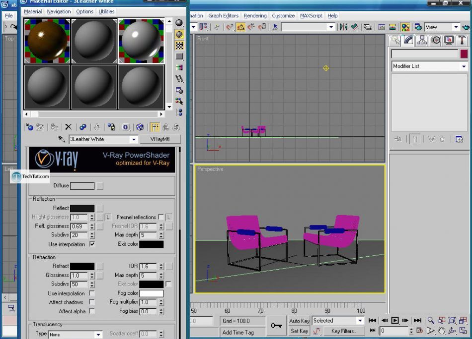 How to create a modern chair