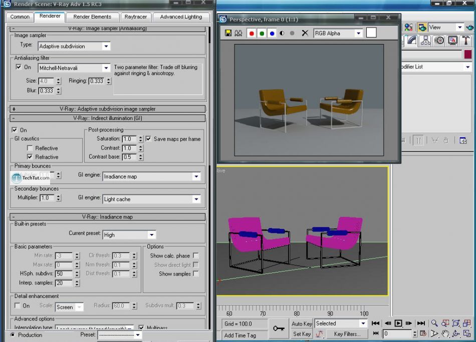 How to create a modern chair