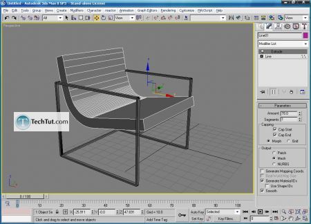 Tutorial Create a modern 3d chair model part 2 8