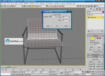 Tutorial Create a modern 3d chair model part 2 11