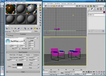 Tutorial 3d modern chair final render 12