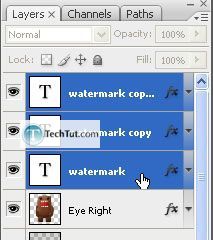 Watermarking your images using Photoshop