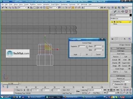 Tutorial Create a model of modern kitchen table 6