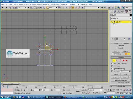 Tutorial Create a model of modern kitchen table 7
