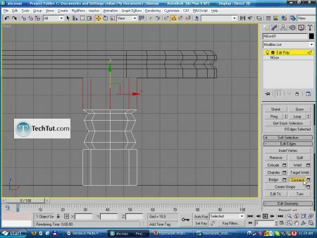 Tutorial Create a model of modern kitchen table 11