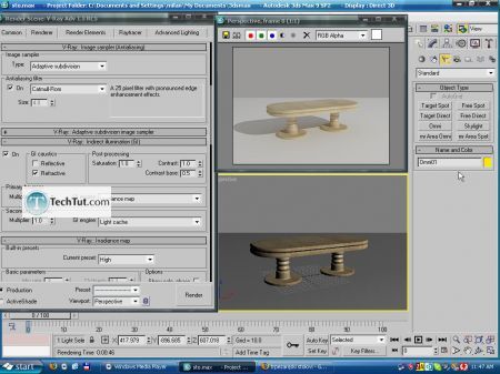 Tutorial Produce the final render of modern kitchen table 11