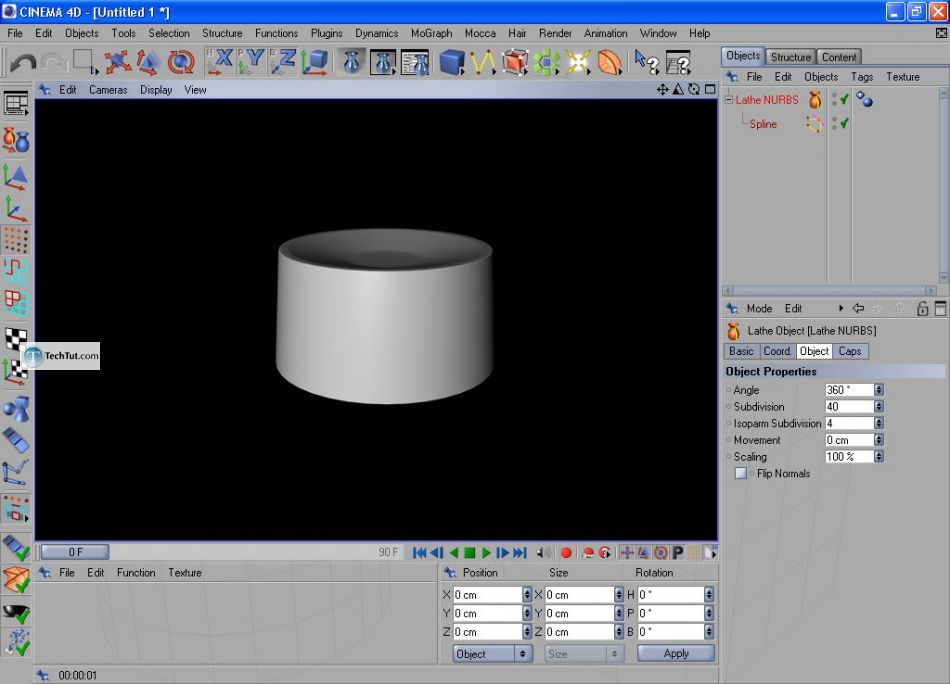 How to create a cream tube in Cinema 4D