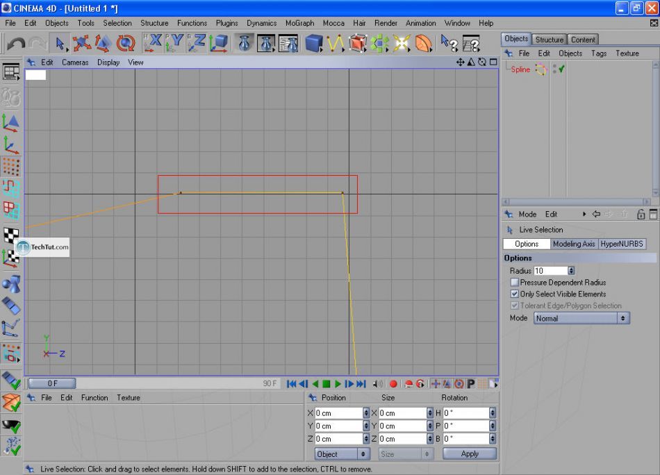 How to create a cream tube in Cinema 4D