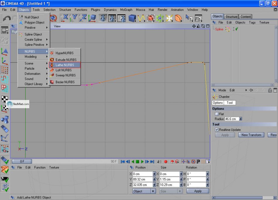 How to create a cream tube in Cinema 4D