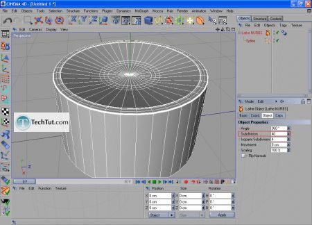 Tutorial Cream tube model Cinema 4D part 1 10