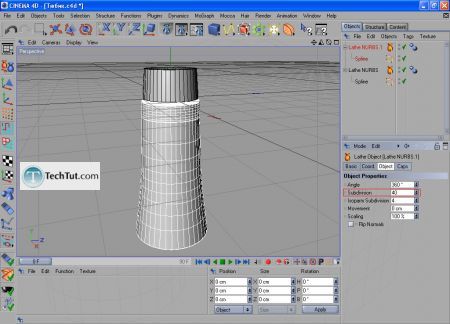 Tutorial Cream tube model Cinema 4D part 2 7