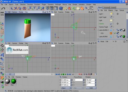 Tutorial Final render of a cream tube 6