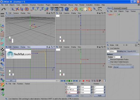 Tutorial Cream tube model Cinema 4D part 1 3