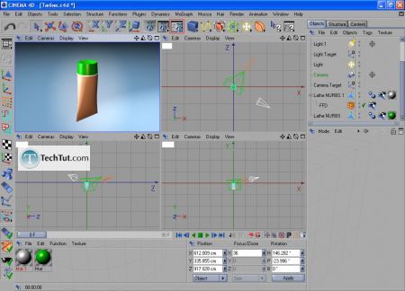 Tutorial Final render of a cream tube 7