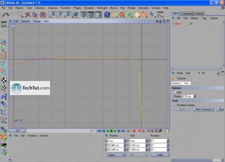 Tutorial Cream tube model Cinema 4D part 1 6