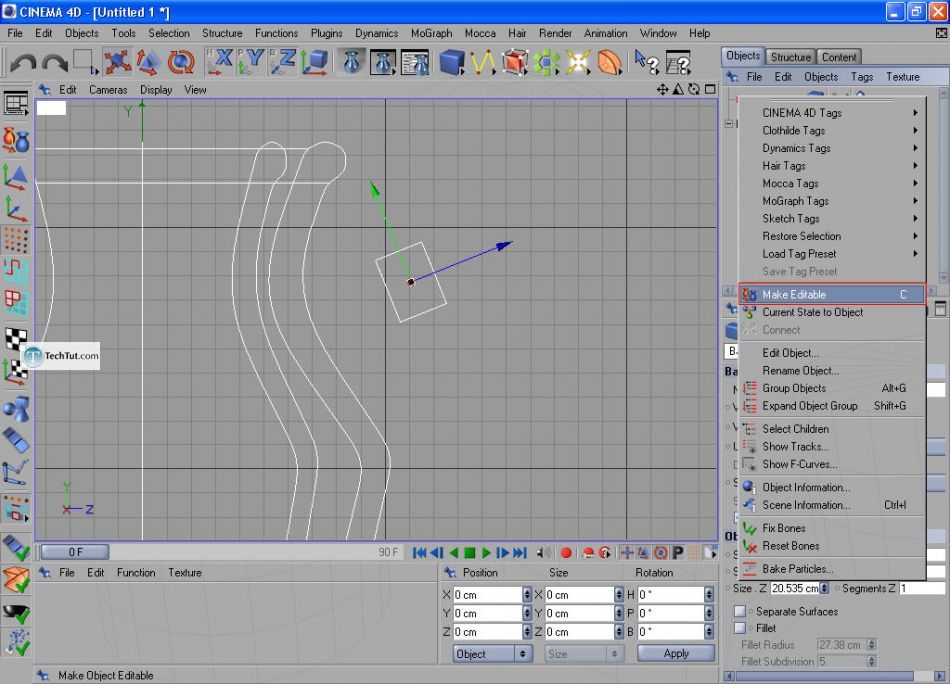 How to create a jug in Cinema 4D