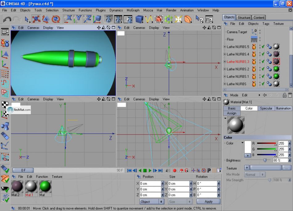 How to create a simple pen in Cinema 4D