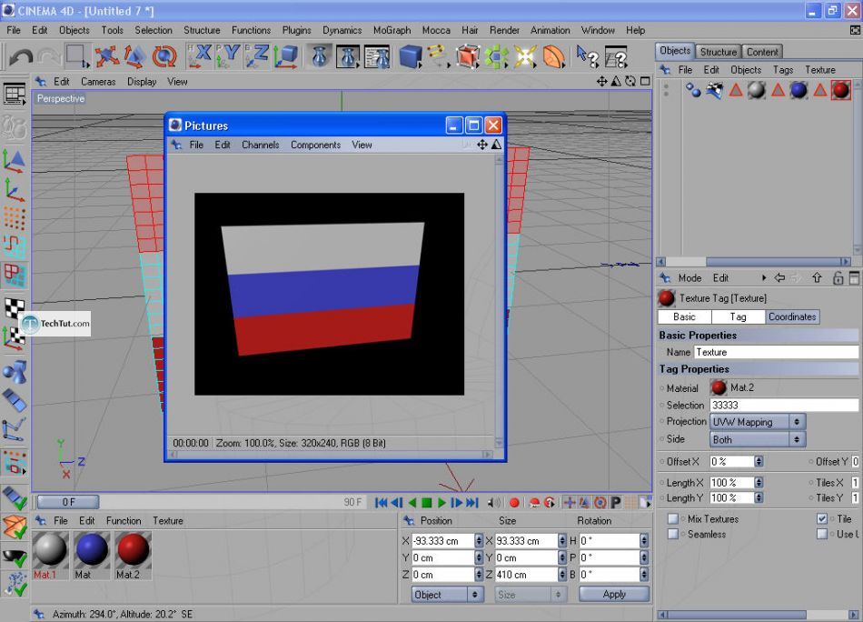 How to create a flag