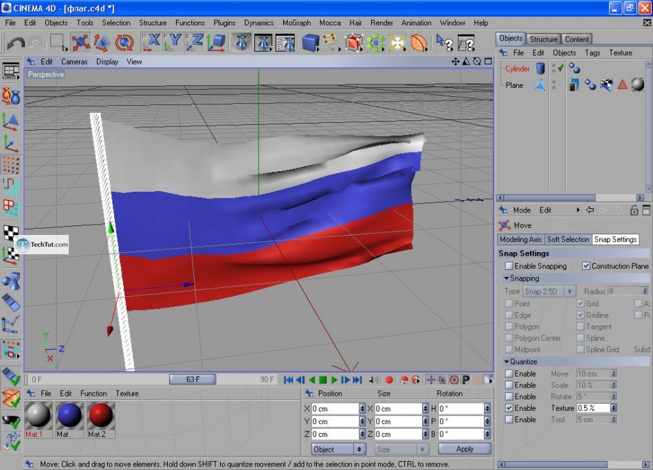 How to create a flag