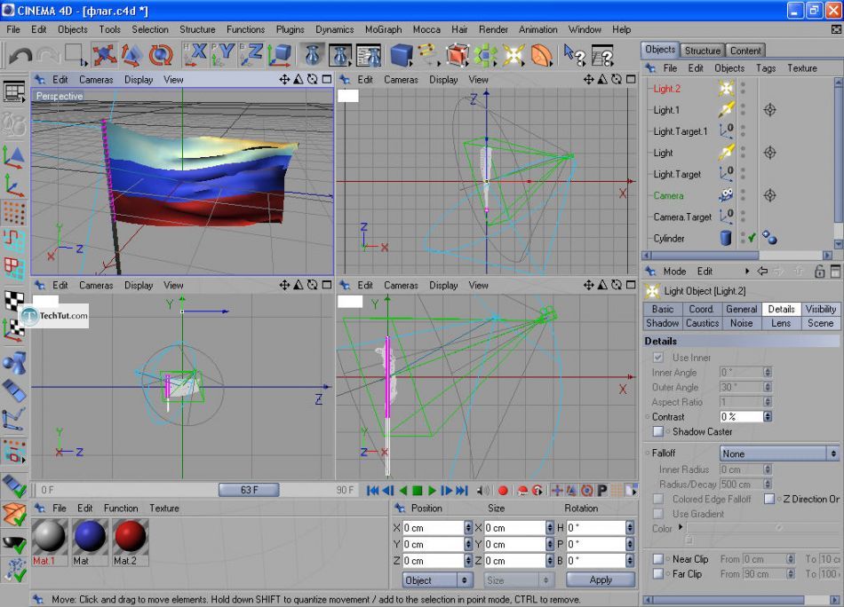 How to create a flag
