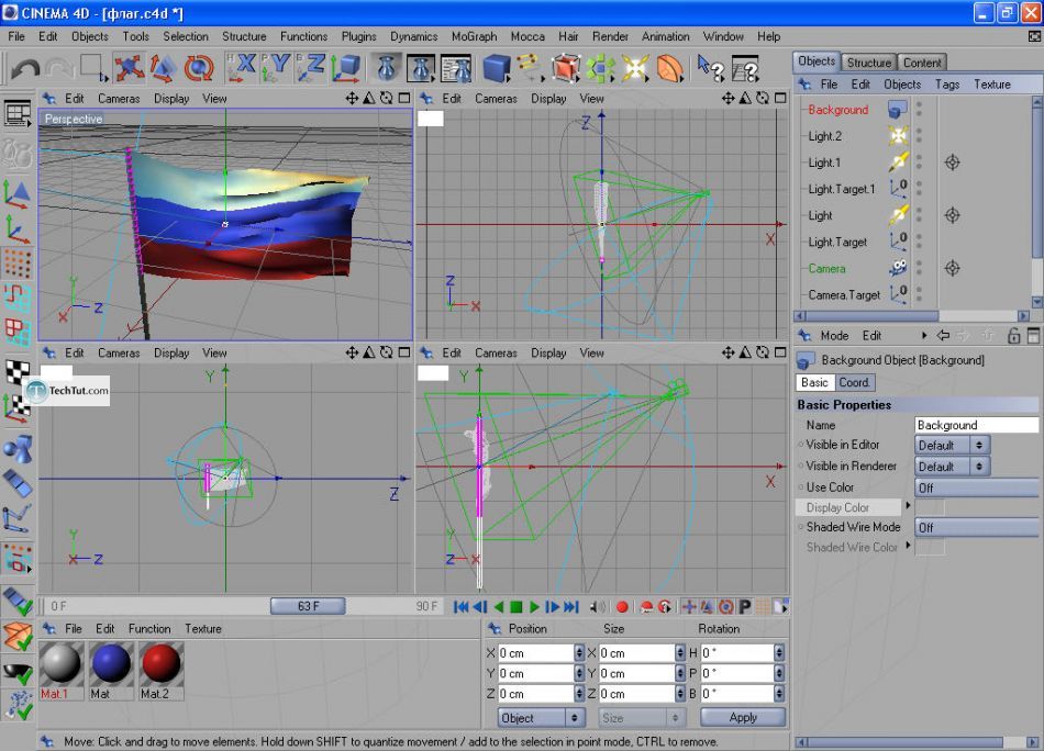 How to create a flag