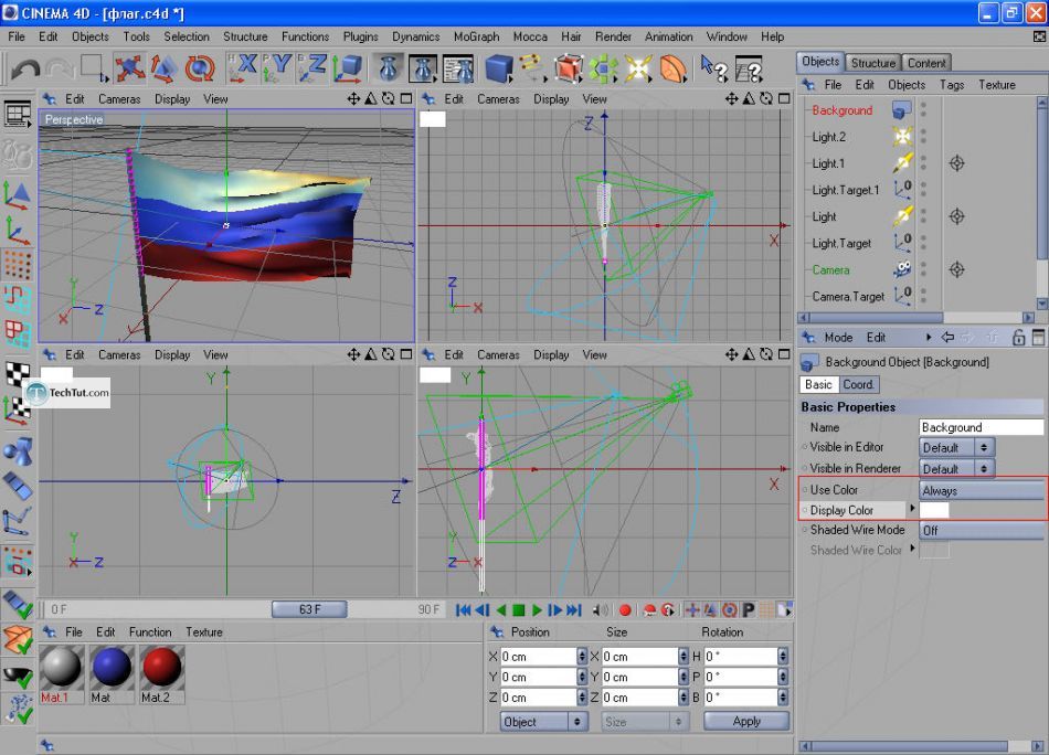 How to create a flag