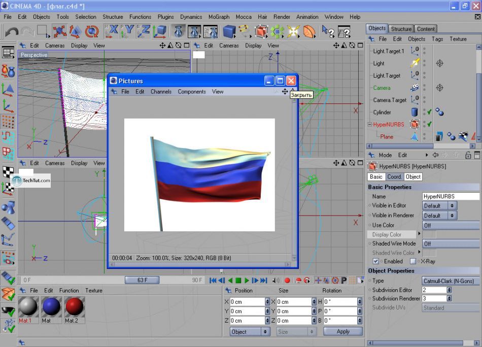 How to create a flag