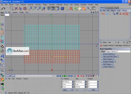 Tutorial Use materials for the flag 1