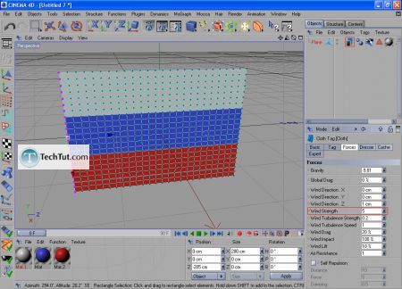 Tutorial Finalize creating the flag and render 4